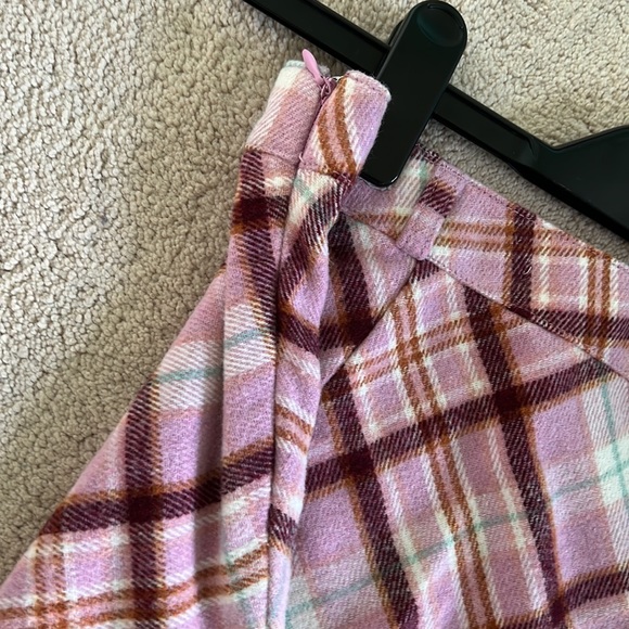 Pink Plaid Skirt - Picture 4 of 4